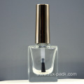 12ml square empty glass nail gel polish bottles